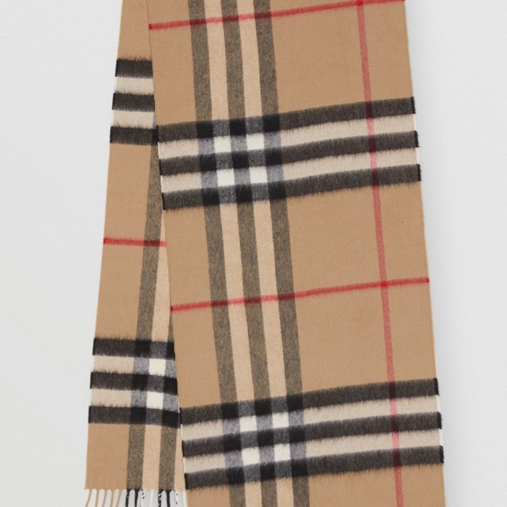 Burberry Classic Check Cashmere Scarf